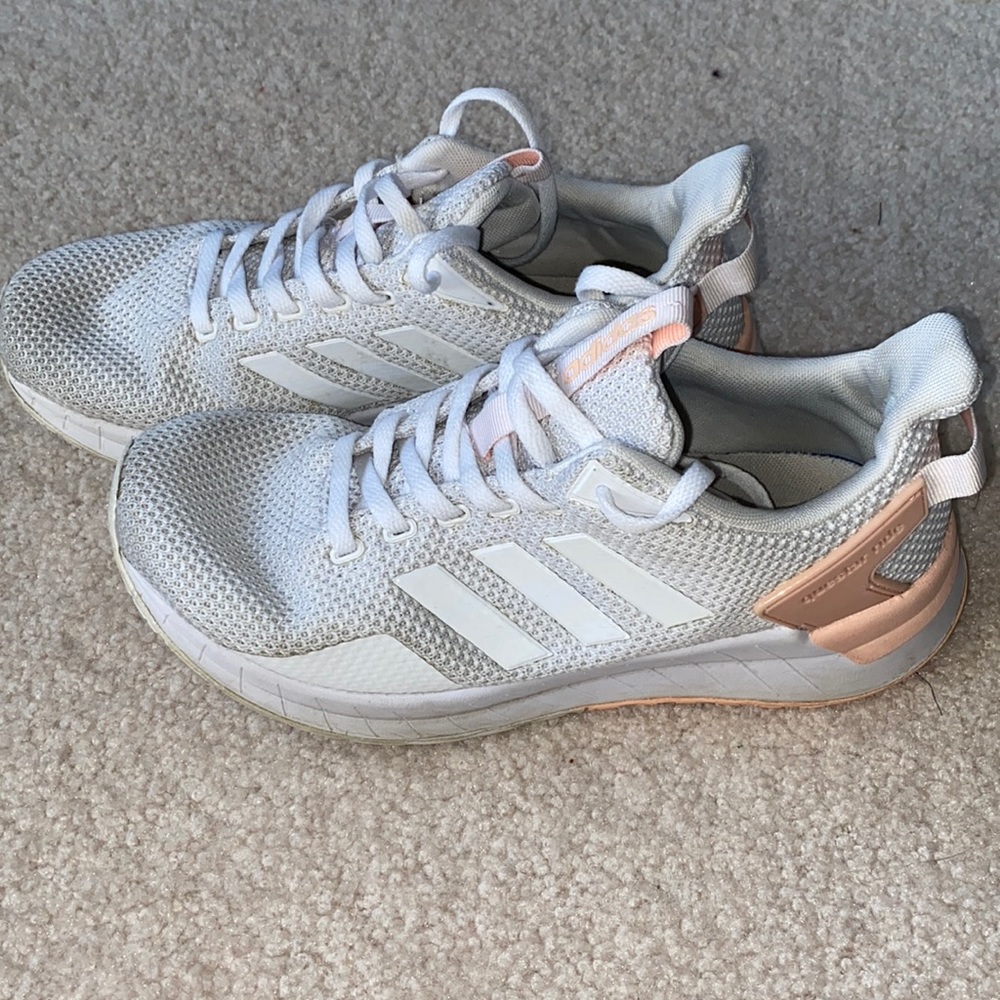 white adidas shoes